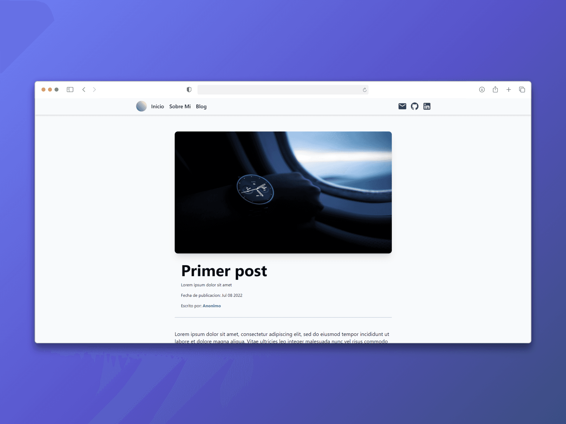 Blog Template